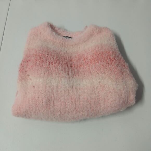 Wild Fable Sweater Women's Size XL Peach Oversized Boxy Fuzzy Pullover Cozycore - Picture 8 of 10